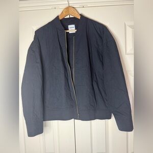 Sonoma Dark Navy Quilted Men's Bomber Jacket